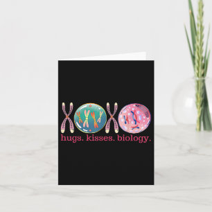 Biology Valentines Day Scientist Biology Science T Card