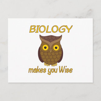 Biology Wise Postcard