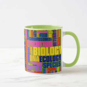 Biology Wordle Mug Green