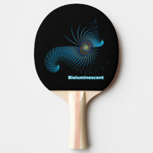Bioluminescent Alien Sea Creature Ping Pong Paddle