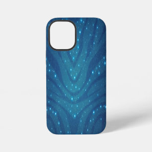 Bioluminescent Blue Alien Skin Pattern - Avatar iPhone 12 Mini Case