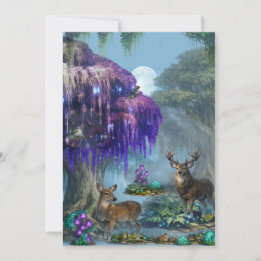 Bioluminescent Elegance Wedding Collection Invitation