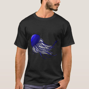 bioluminescent jelly, yin yang jelly fish T-Shirt