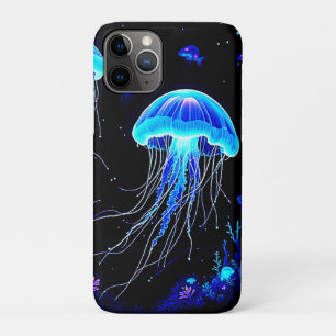 Bioluminescent Jellyfish Dream iPhone 11 Pro Case