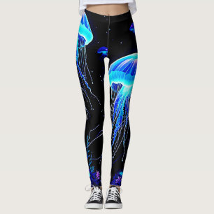 Bioluminescent Jellyfish Dream Leggings