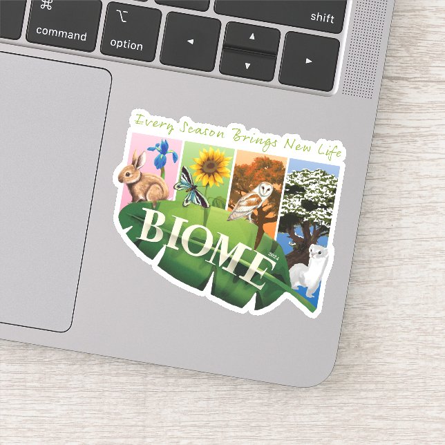 Biome Seasons Vinyl Sticker (Detail)