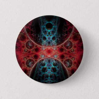 Biomechanica 1 Fractal Design 6 Cm Round Badge