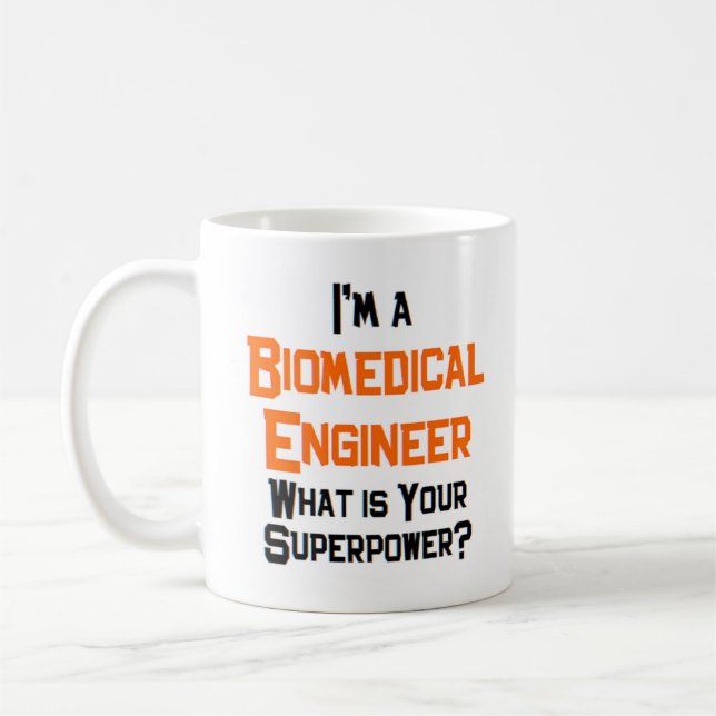 biomedical engineer coffee mug (Left)