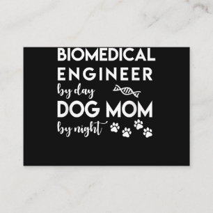 Biomedical Engineer Dog Mum Dog Lover Bio Engineer Enclosure Card