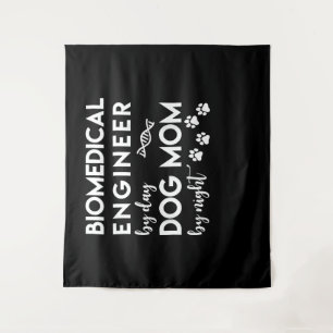 Biomedical Engineer Dog Mum Dog Lover Bio Engineer Tapestry