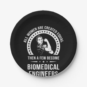 Biomedical Engineer For Women Biomedical Engineer Paper Plate