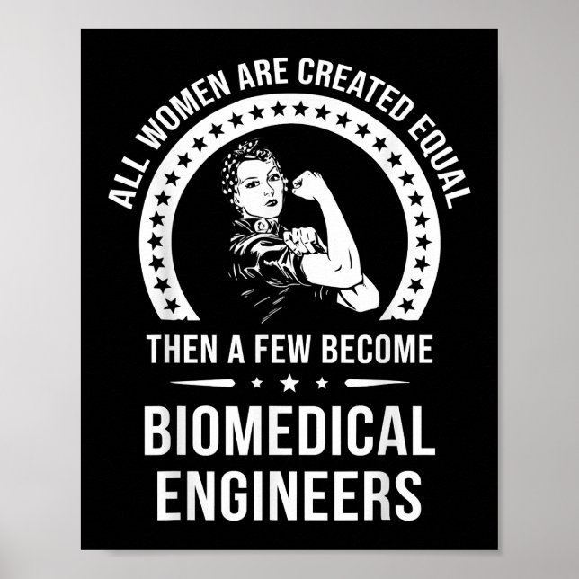 Biomedical Engineer For Women Biomedical Engineer Poster (Front)