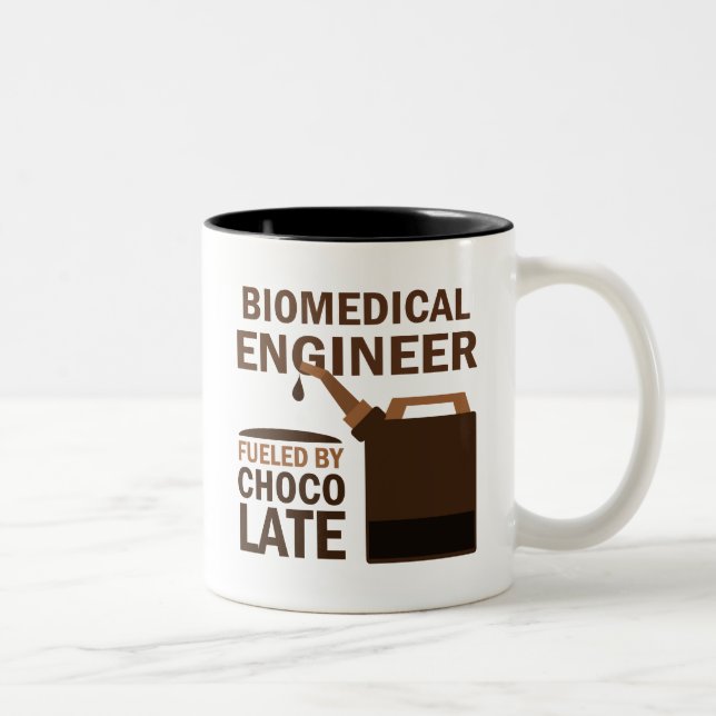 Biomedical Engineer Gift (Funny) Two-Tone Coffee Mug (Right)