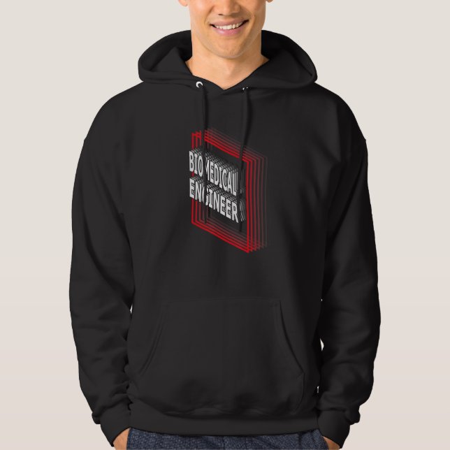 Biomedical Engineer Job Title Appreciation Retro Hoodie (Front)