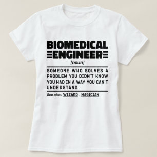 Biomedical Engineer Noun Engineering Personalised T-Shirt