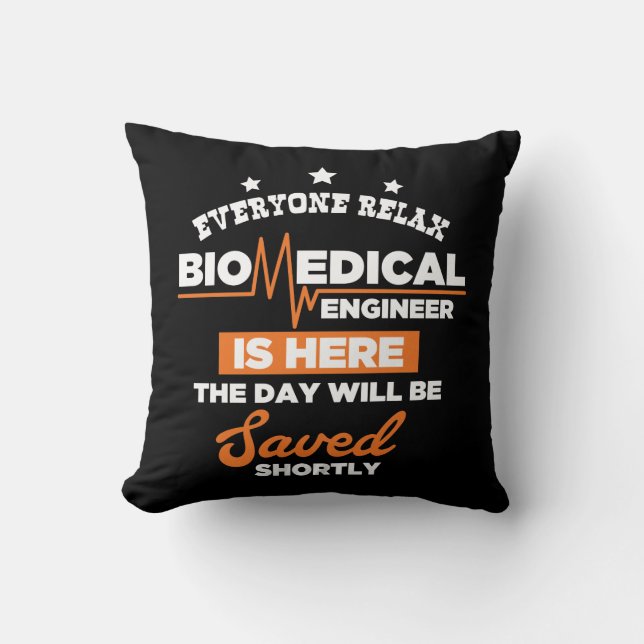 Biomedical engineering apparel Lab lovers gifts Cushion (Front)