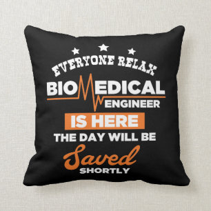 Biomedical engineering apparel Lab lovers gifts Cushion