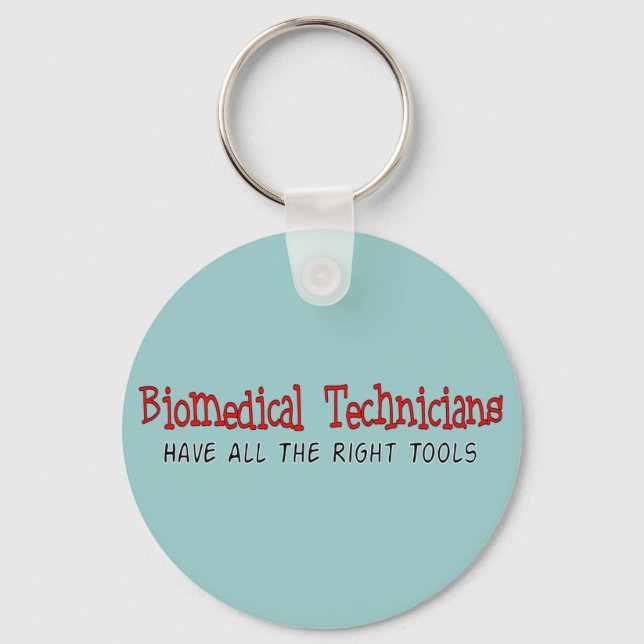 Biomedical Technician Gifts Key Ring (Front)