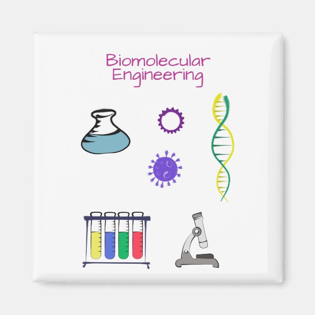 Biomolecular Engineer Chemical engineering Magnet (Front)