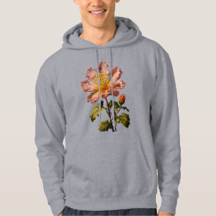 Biomorphic Flower Airbrush Painting Hoodie Design