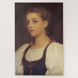 Biondina (by Frederic Leighton) Jigsaw Puzzle