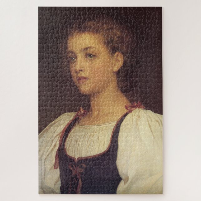 Biondina (by Frederic Leighton) Jigsaw Puzzle (Vertical)