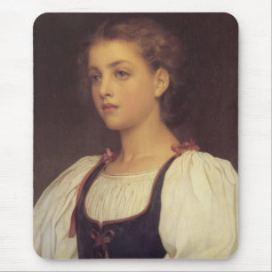 Biondina (by Frederic Leighton) Mouse Pad