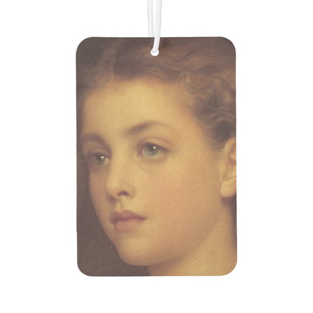 Biondina by Lord Frederick Leighton Car Air Freshener (Back)