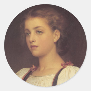 Biondina - Lord Frederick Leighton Classic Round Sticker