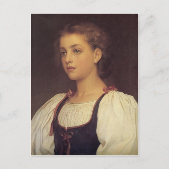Biondina - Lord Frederick Leighton Postcard (Front)