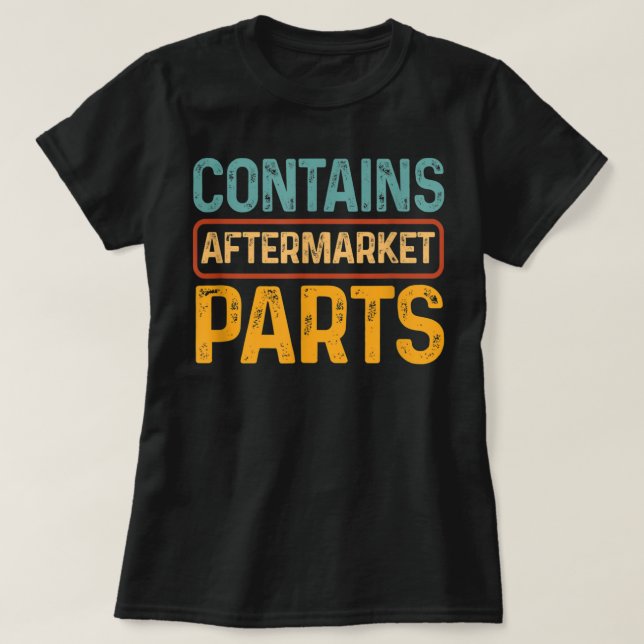 Bionic Aftermarket Parts Design - Knee and Hip Rep T-Shirt (Design Front)