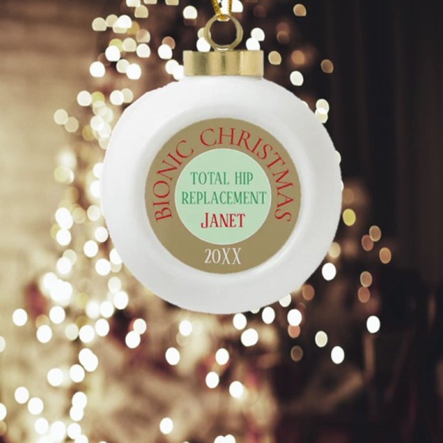 Bionic Christmas(Hip replacement) ornament (Creator Uploaded)