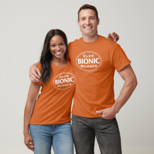 Bionic Club Member in White T-Shirt
