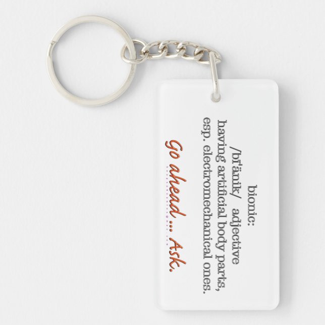 Bionic Definition II Key Ring (Front)