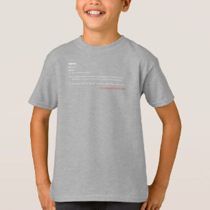 Bionic Definition in White Go Ahead Ask T-Shirt
