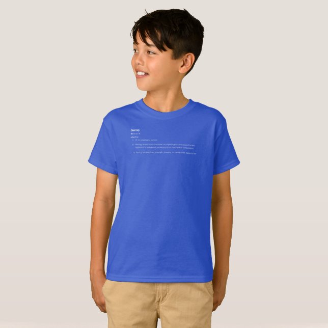 Bionic Definition in White T-Shirt (Front Full)