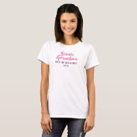 Bionic Grandma  total HIP replacement  t-shirt
