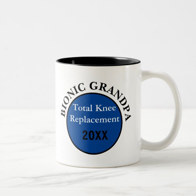 Bionic GRANDPA (knee replacement) mug (Right)
