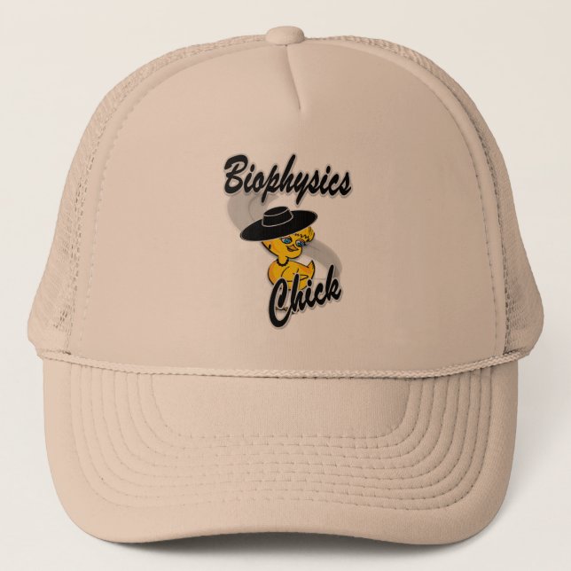 Biophysics Chick #4 Trucker Hat (Front)