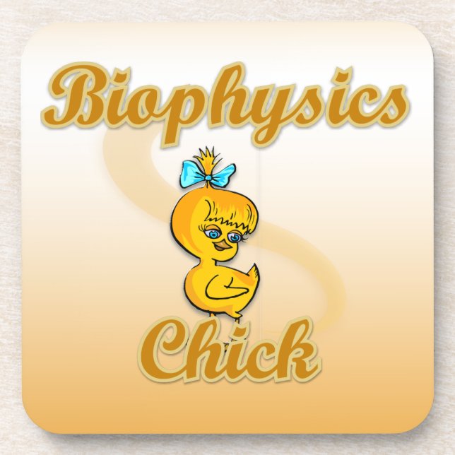 Biophysics Chick Coaster (Front)