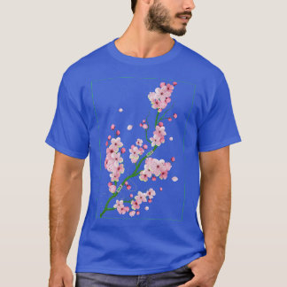 Biopunk Sakura Cherry Blossom Biopunk Aesthetic T-Shirt
