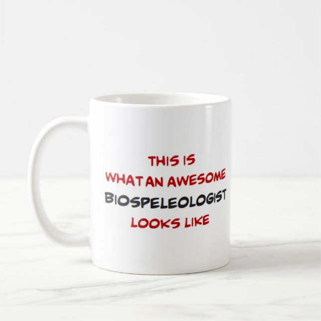 biospeleologist, awesome coffee mug (Left)