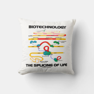 Biotechnology The Splicing Of Life (Mature RNA) Cushion