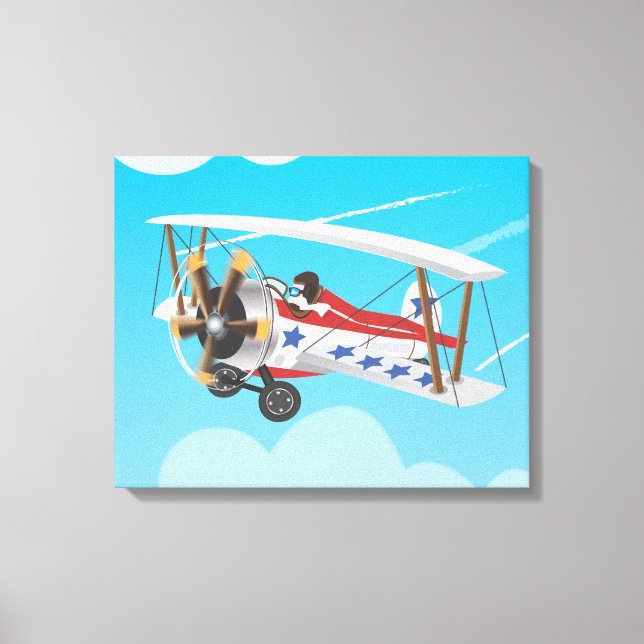 biplanes canvas print (Front)