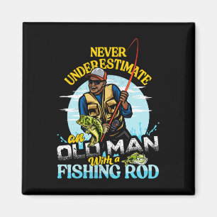 Bipoc B Fishing Birthday Tee Never Underestimate O Magnet