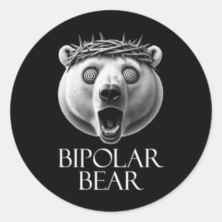 Bipolar Bear Sticker 