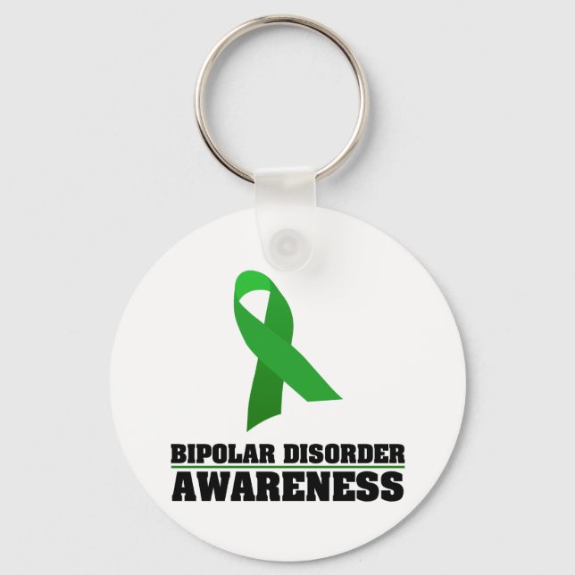 Bipolar Disorder Awareness Key Ring (Front)