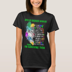 Bipolar Disorder Awareness Ribbon Support Gifts T-Shirt