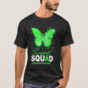 Bipolar Disorder Awareness Support Squad Butterfly T-Shirt