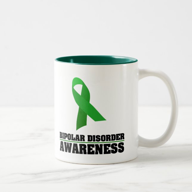 Bipolar Disorder Awareness Two-Tone Coffee Mug (Right)